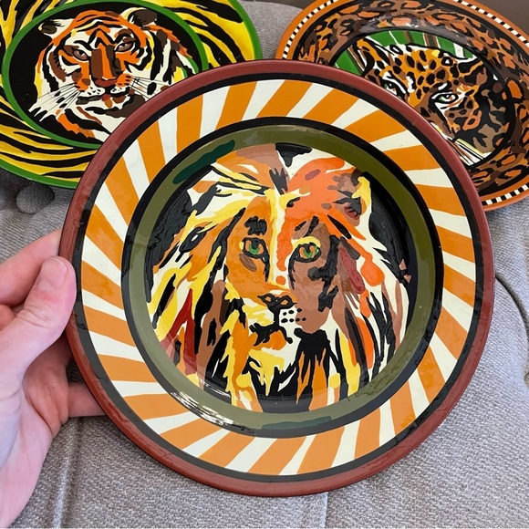 Vintage Bob Mackie Plate set of three - Picture 2 of 13